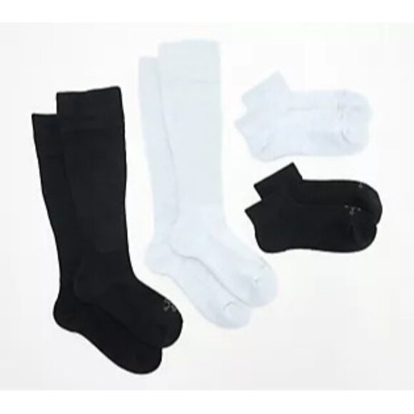 Tommie Copper 4-Pack Ultraguard Ankle & OTC Socks Large Unisex - Picture 1 of 7